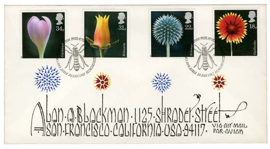 Alan Blackman: Flowers, Edinburgh, 1987 (7.5x4)
