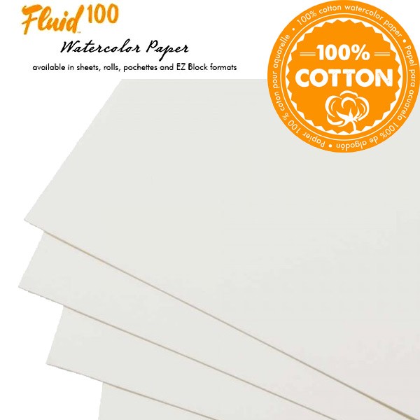 What's New: Fluid 100% Cotton Watercolor Paper - FLAX art & design