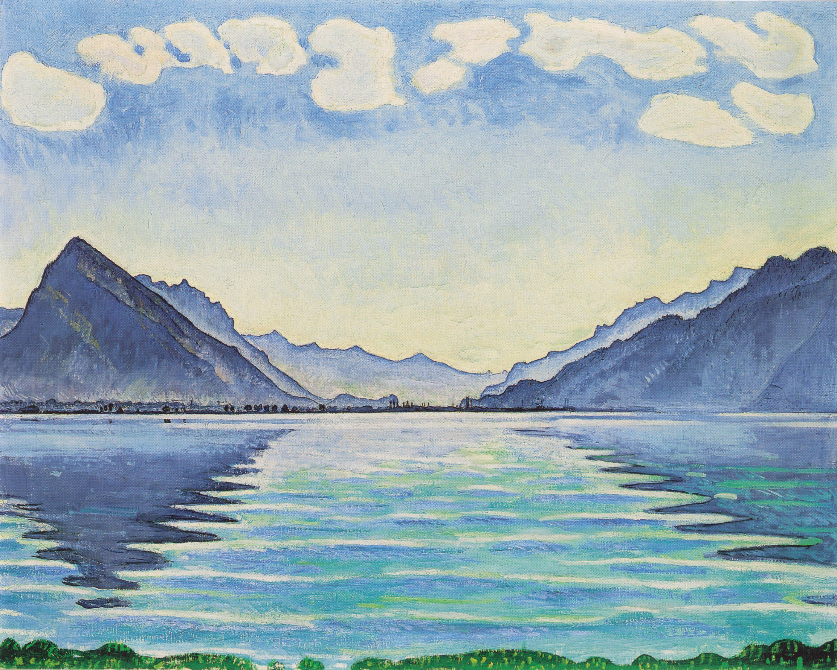 Фердинанд Ходлер озеро тун. , 1905