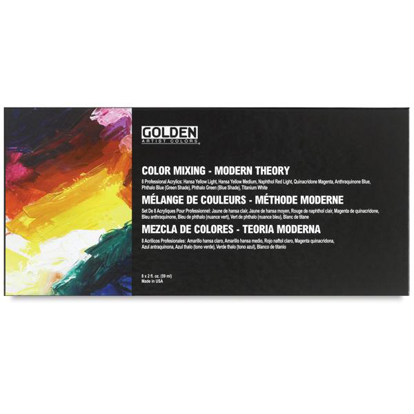 Golden Color Mixing Modern Theory Set