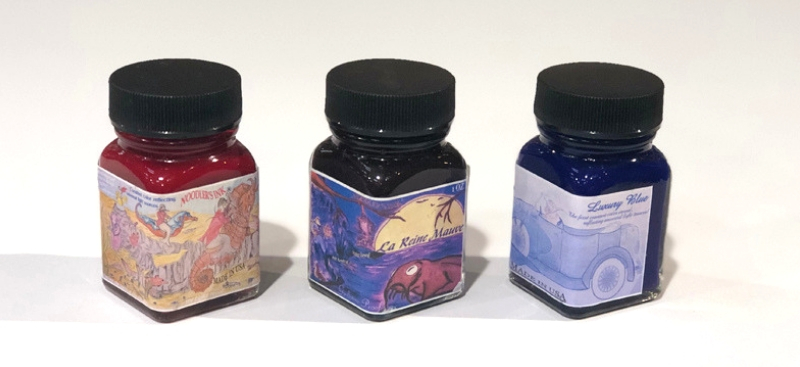 Noodler's La Reine Mauve Fountain Pen Ink - 1oz