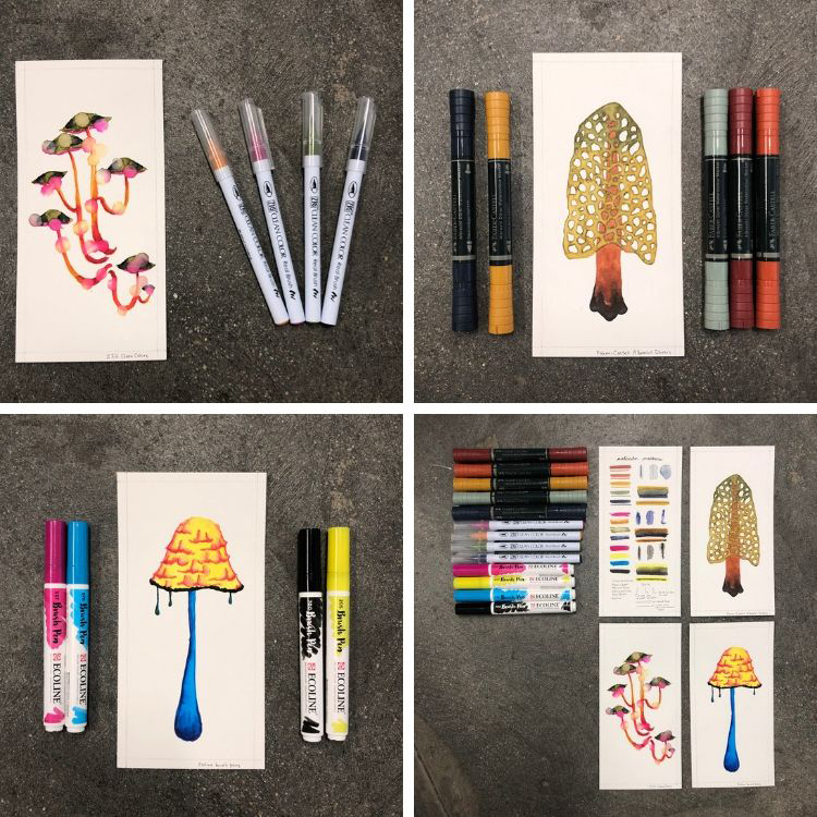 All about Watercolor Markers - FLAX art & design